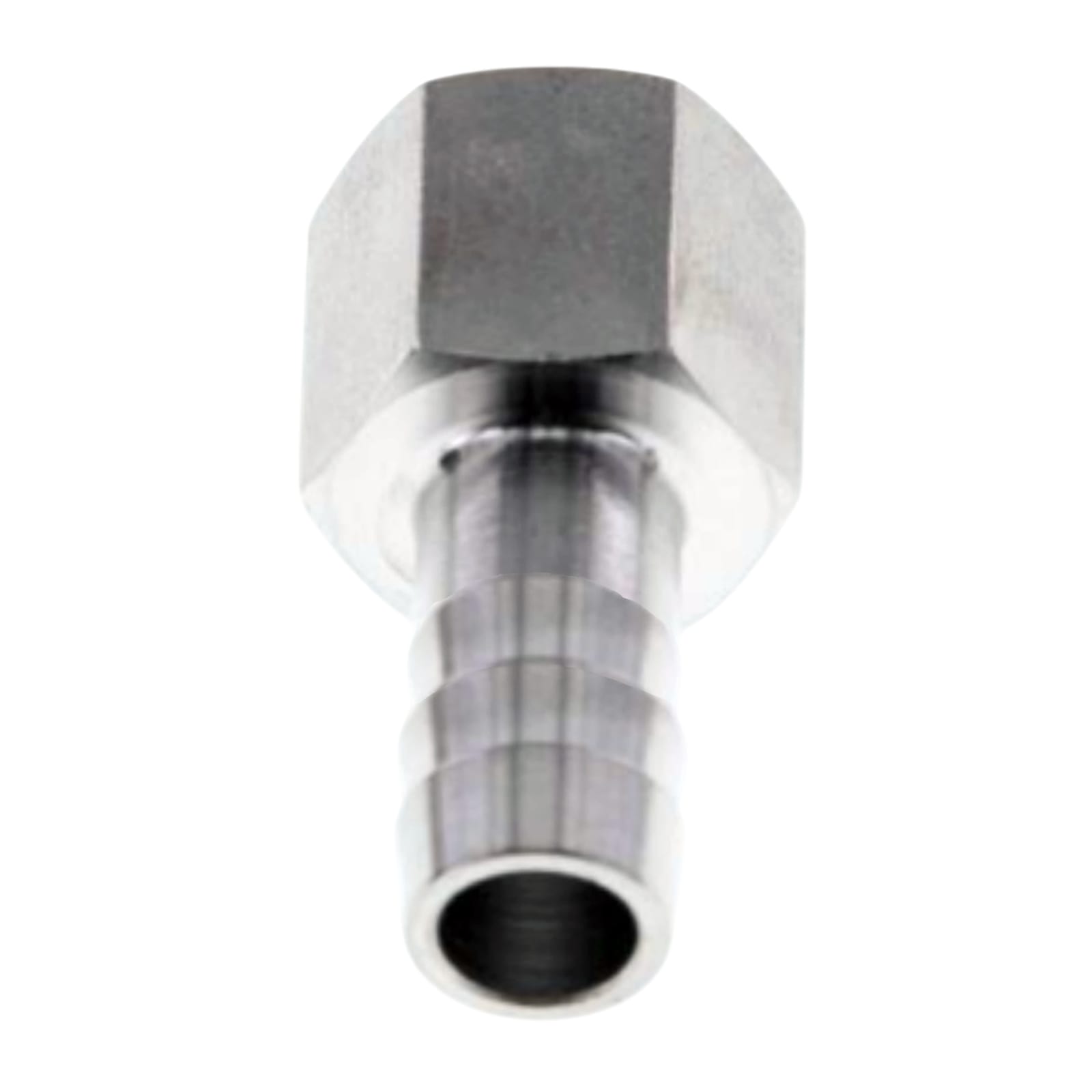 3/4" x 25 mm Schlauch Tülle Stutzen Innengewinde IG Nippel Edelstahl AISI 316 VA Fitting - PN 20 bar