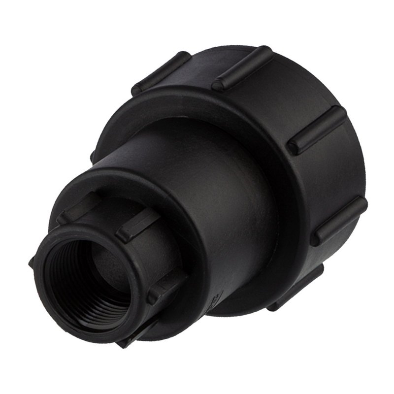 S60 x 6 IBC Adapter drehbares Innengewinde IG 1/2" Container Fass Tank Zubehör PN10 bar