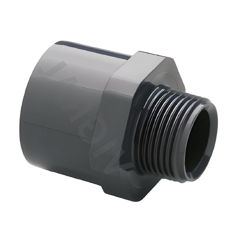 110 mm VDL PVC Klebe Fitting Übergangsnippel Achtkant 110/125 mm x 3" - PN 16 bar