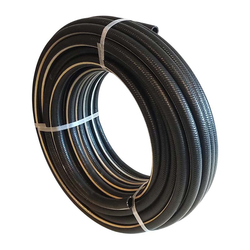 12,5 mm 1/2" 5-lagig PVC Solar Wasser Heizung Warm Universal Schlauch schwarz - PN 8 bar - 25 m Rolle