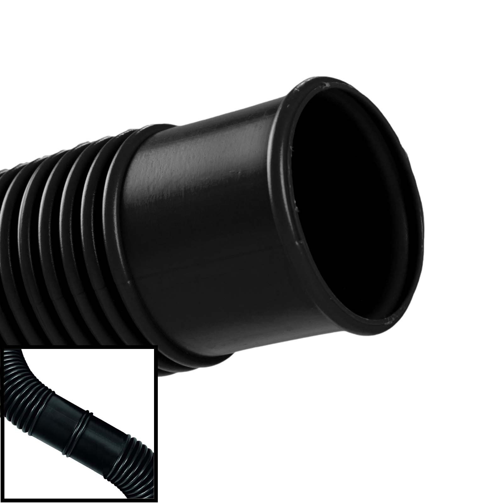 38 mm Schwimmbad Pool Solar Saug Ansaug Teich Schlauch schwarz - 49,5 m Rolle