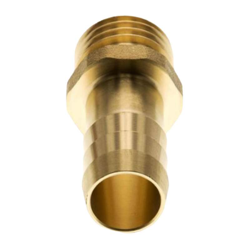 100 mm x 4" Zoll Schlauch Tülle Stutzen Außengewinde AG Nippel Messing Fittings - PN 30 bar