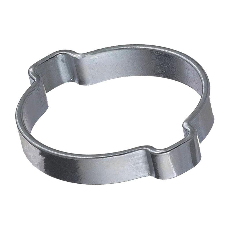40,6 - 46 mm 2-Ohr Doppel Schlauch Schelle Edelstahl 1.4307 W4 - Bandbr. 10,0 mm