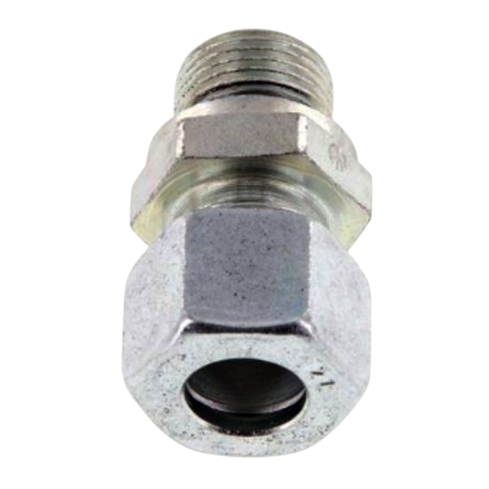 1/8" AG 6 L Schneidring Verschraubung Außengewinde M 12 x 1,5 Stahl verzinkt Elastomer Dichtung NBR - PN 315 bar