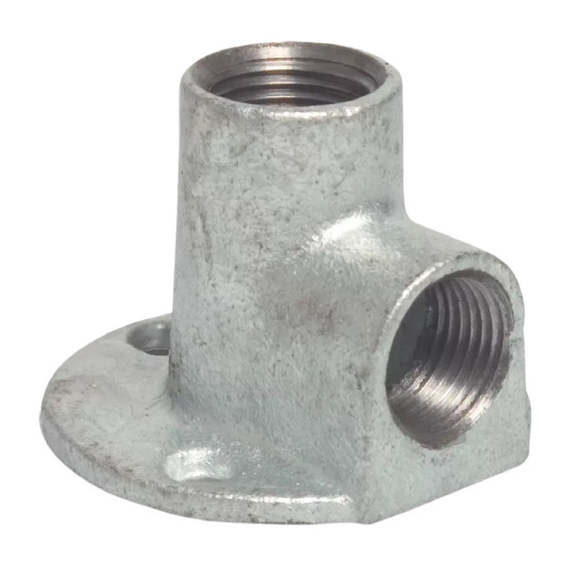 1/2" Gusseisen Temperguss Fitting Nr. 471 Wandwinkel 90° Innengewinde IG DVGW PN 25 bar
