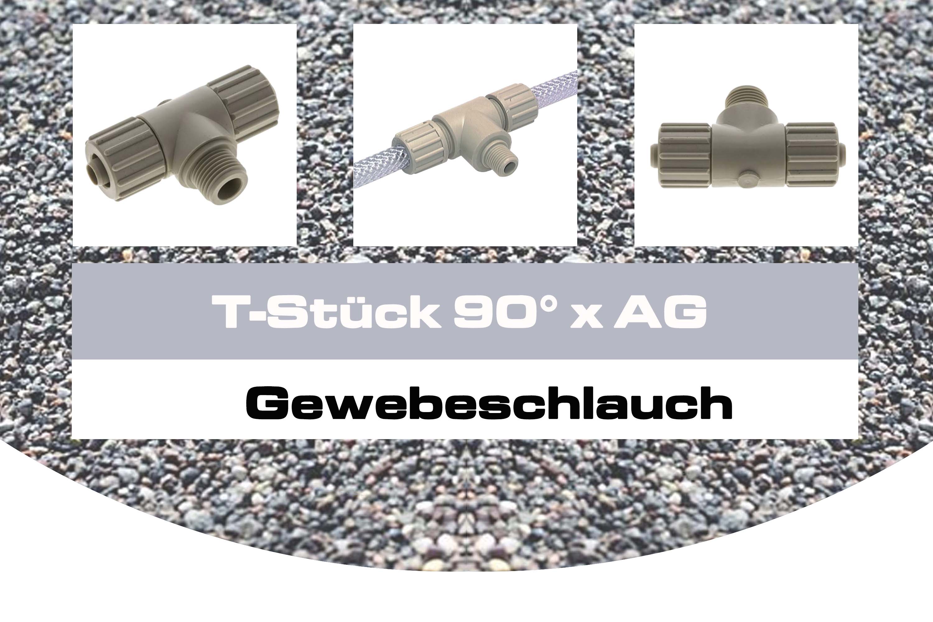 T-Stück 90° x AG