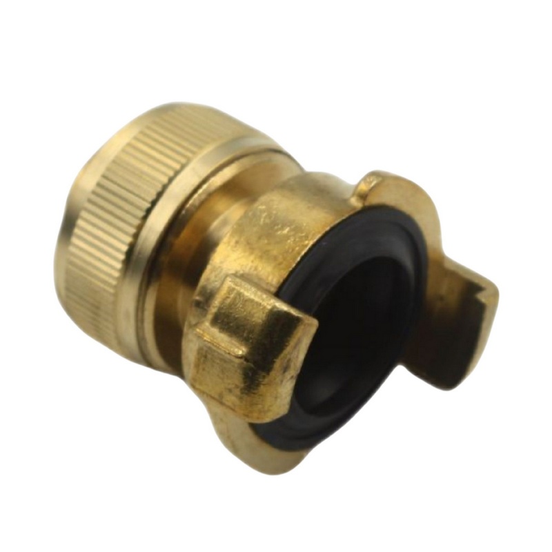 1/2" 13 mm Schlauchanschluss -> Schnellanschluss Klauen-Kuppung Übergangsstück Messing (Gardena kompatibel)
