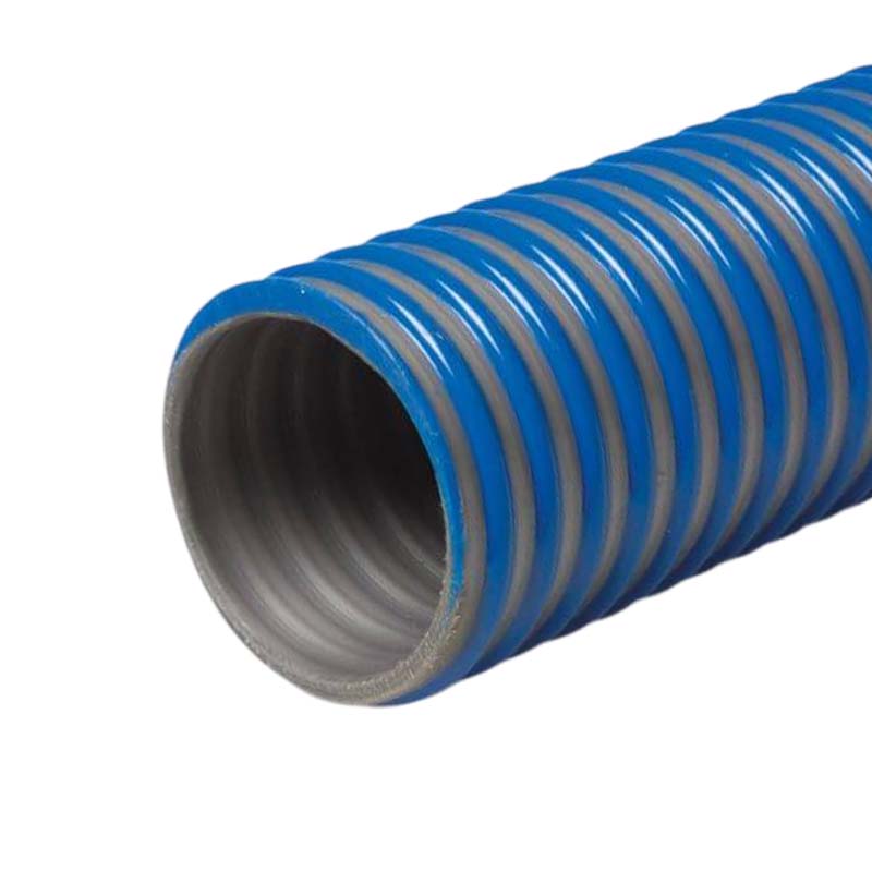 40 mm PVC Saug Ansaug Spiral Förder Pumpen Gülle Schlamm Wasser Schlauch AGRIFLEX blau/grün