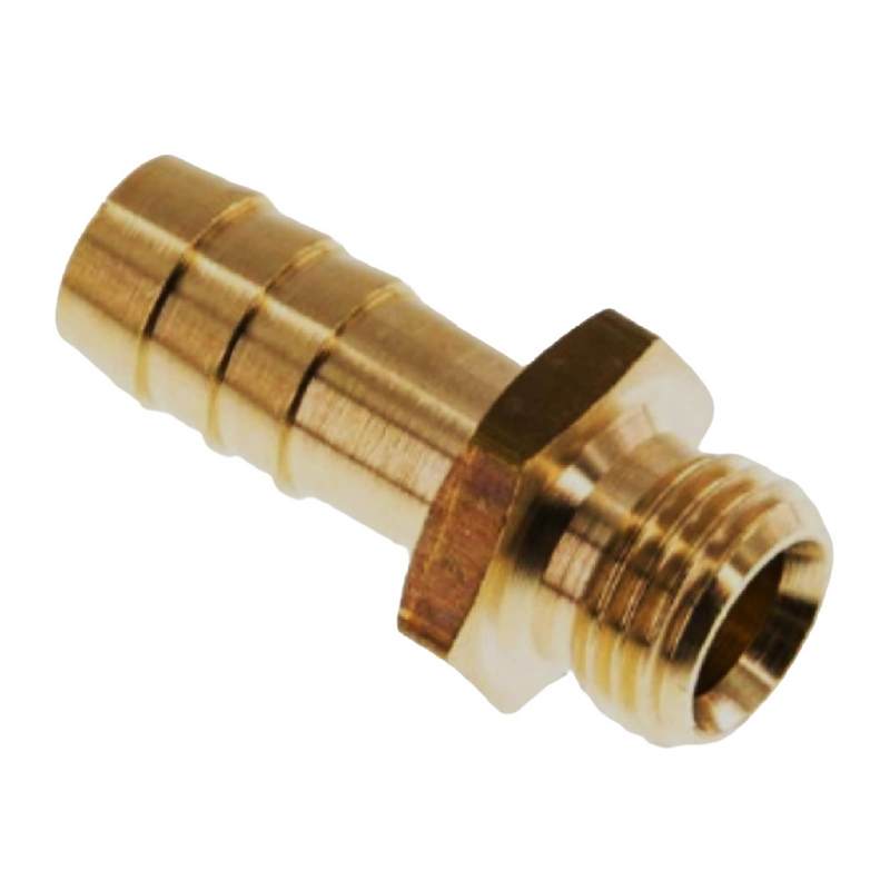 6 mm x 1/8" Zoll Schlauch Tülle Stutzen Außengewinde AG Nippel Messing Fittings - PN 30 bar