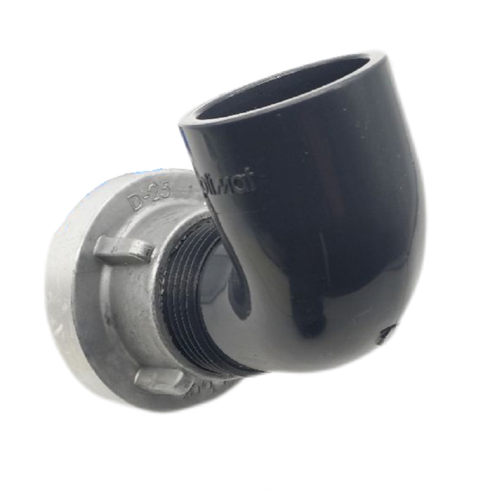 STORZ C DN 25 KA 31 Übergangsstück Adapter -> 32 mm PVC-U Klebe Fitting Winkel 90°