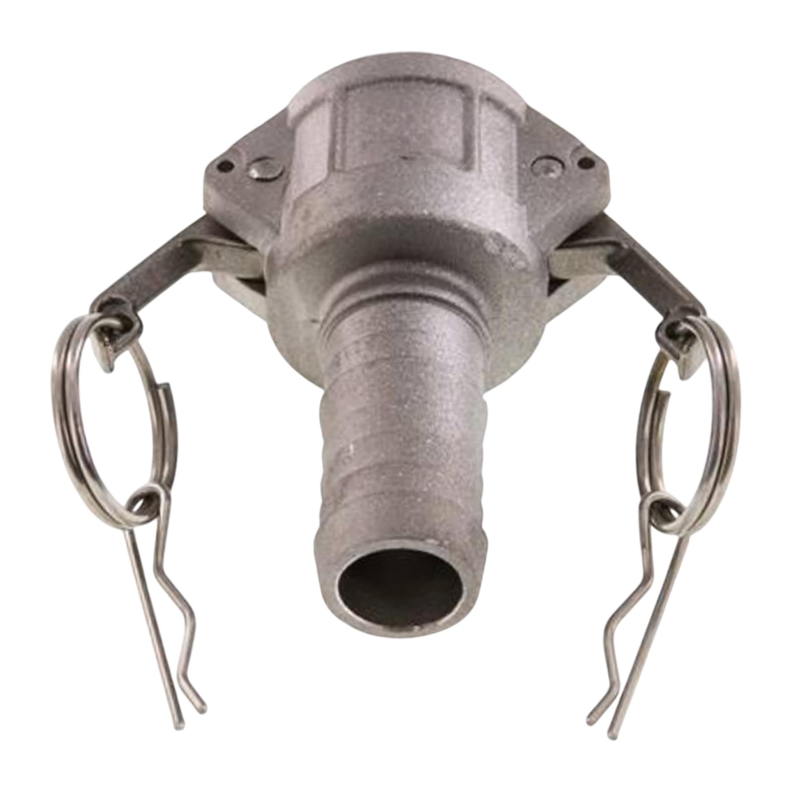 Kamlock Typ E - Vaterteil Aluminium ALU - 119,5 mm Stecker  -> Tülle 103 mm 4" Zoll DN100 - PN 7 bar