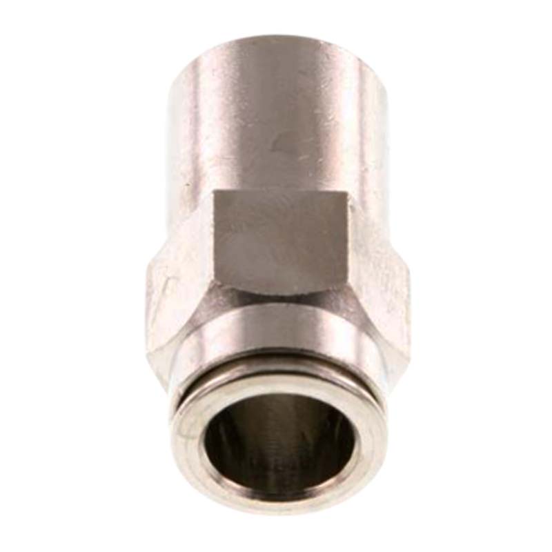 4 mm x 1/8" Pneumatik Schnell Steck Verbinder IQS MSV Messing Innengewinde - PN 16 bar