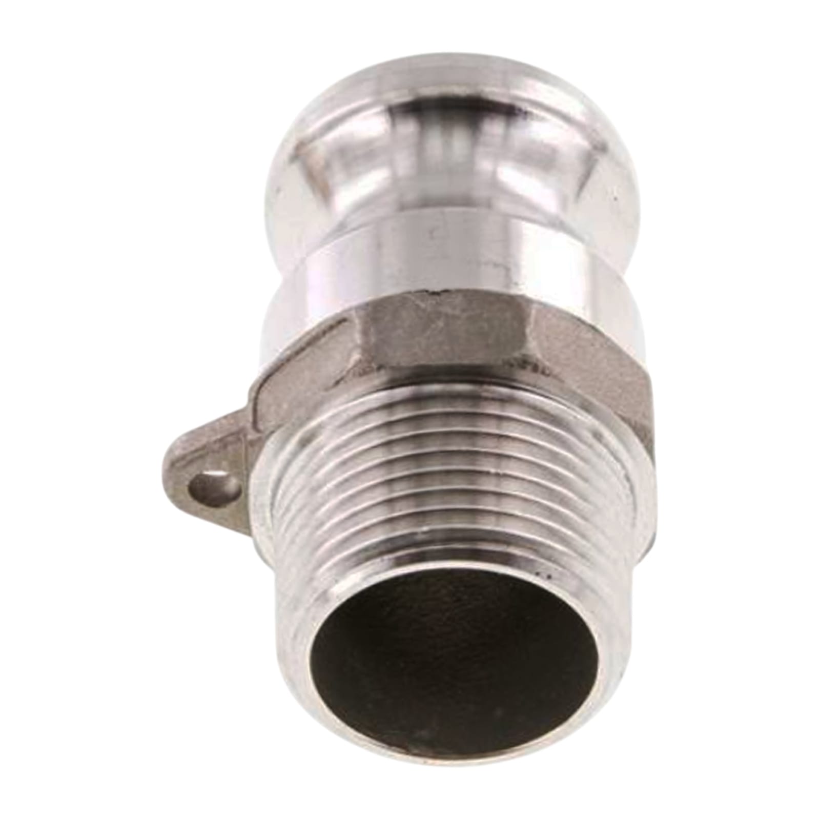 Kamlock Typ F - Vaterteil Edelstahl V2A (AISI 316) - 24,3 mm Stecker mit Außengewinde (AG) 1/2" Zoll DN 15 - PN 10 bar