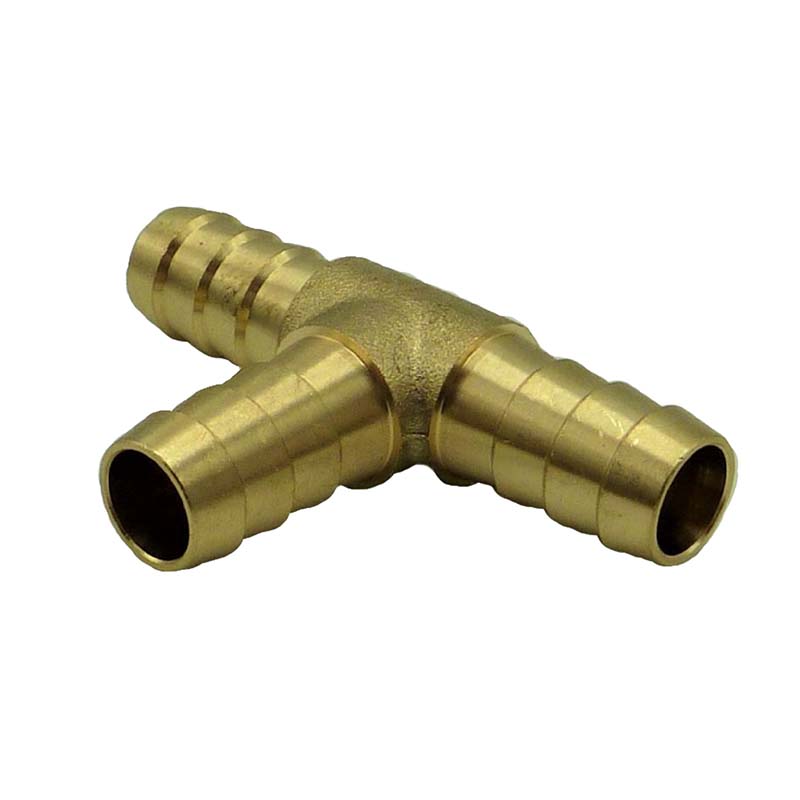25 mm - 1 " Zoll T-Stück Schlauch Verbinder Verteiler Tülle Kupplung Reparatur Messing PN 10 bar