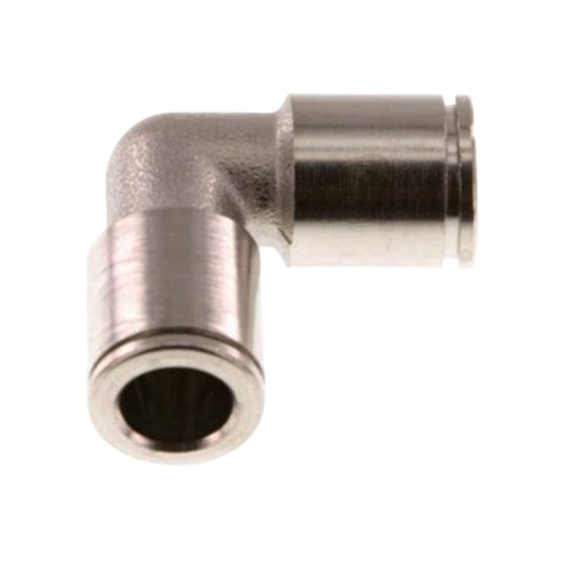 4 mm Pneumatik Schnell Steck Verbinder IQS Winkel 90° MSV Messing PA PU Schlauch - PN 16 bar