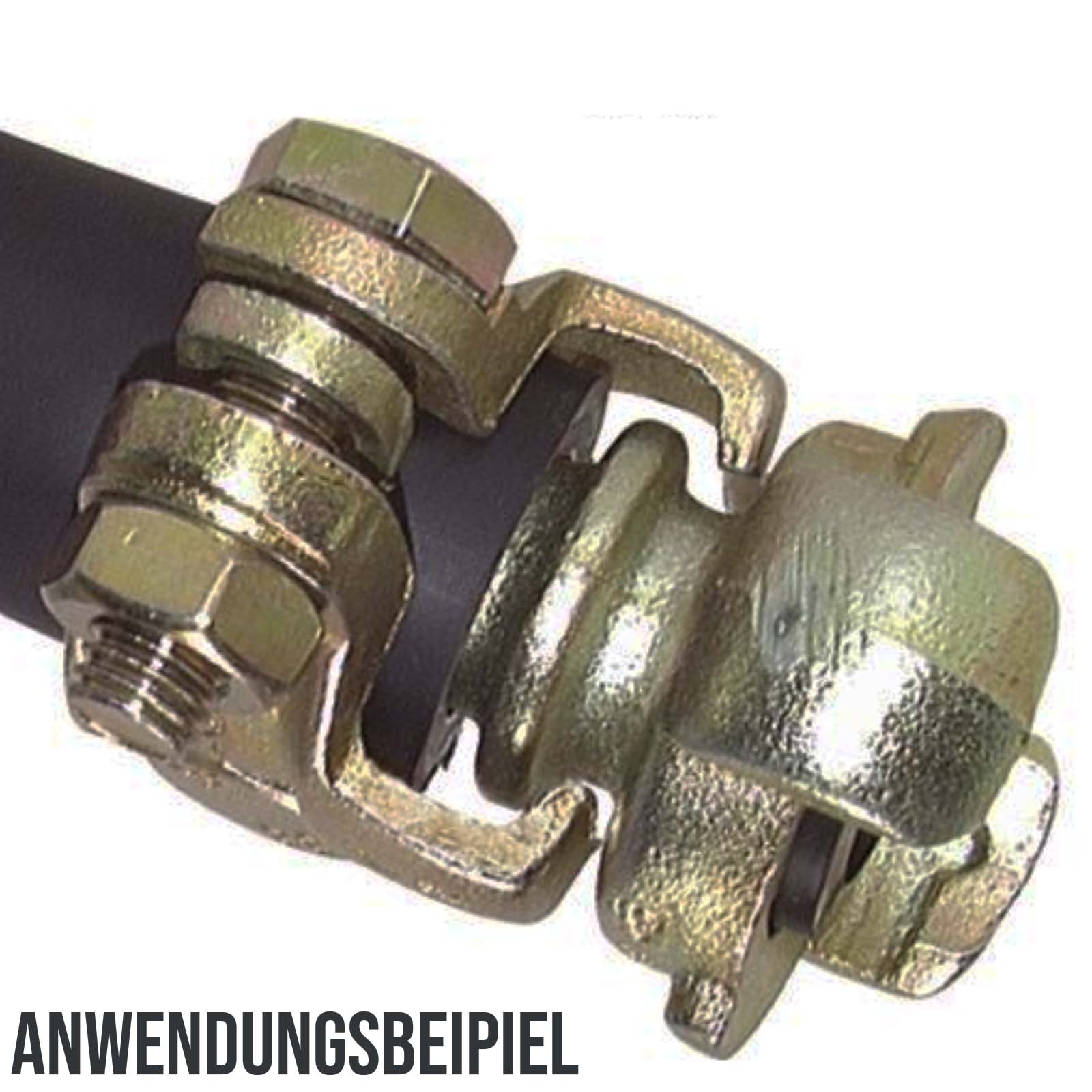 32 - 39 mm Schlauchklemme Klauen Kupplung lose Zugen Sicherungsklaue DIN 200039 Stahl verzinkt