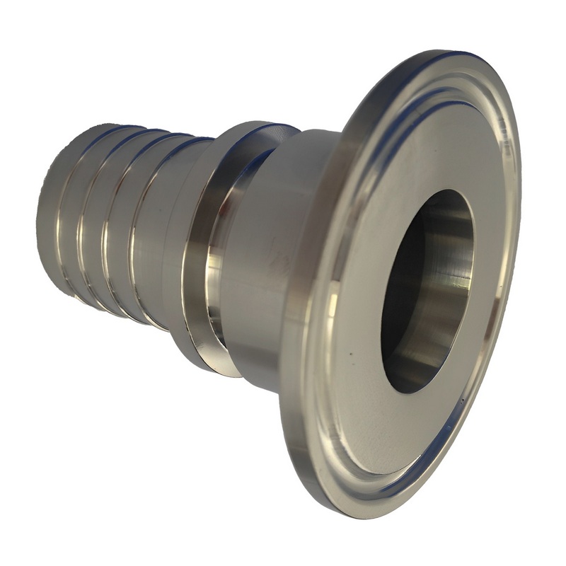 CLAMP Kupplung 50,5 mm Schlauch Stutzen Tülle Rillen 25 mm 1" - PN 16 bar