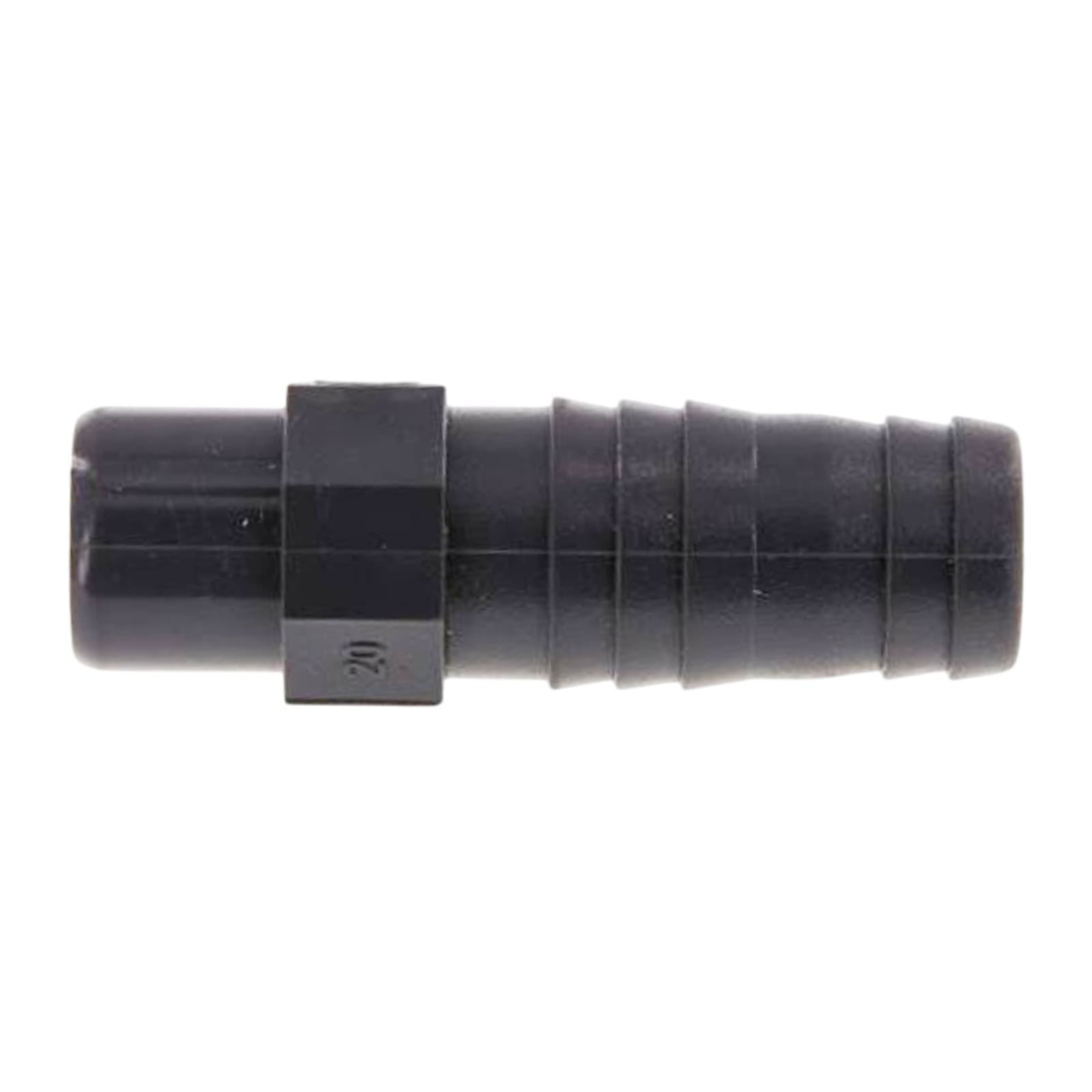 20 mm PVC Klebefitting Schlauch Klebe Tülle Stutzen Verbinder Pool Teich DN20 -> 20 mm - PN 10 bar