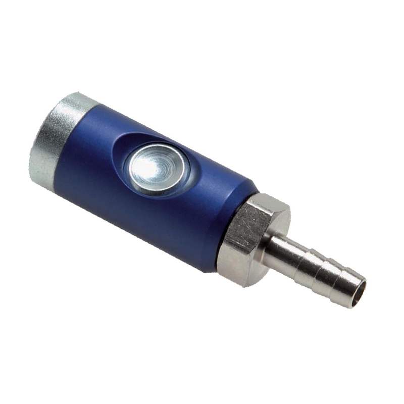 13 mm Druckluft Sicherheits Kupplung Stahl verzinkt NW 7.2 Schlauch Tülle - PN 12 bar