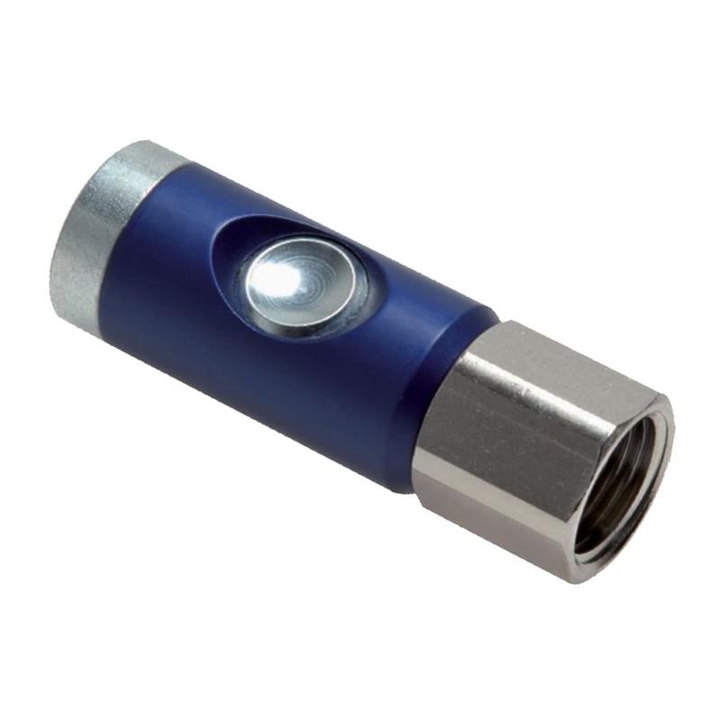 Druckluft Sicherheits Kupplung drehbar Stahl verzinkt NW 7.2 Innengewinde IG 1/2" - PN 12 bar