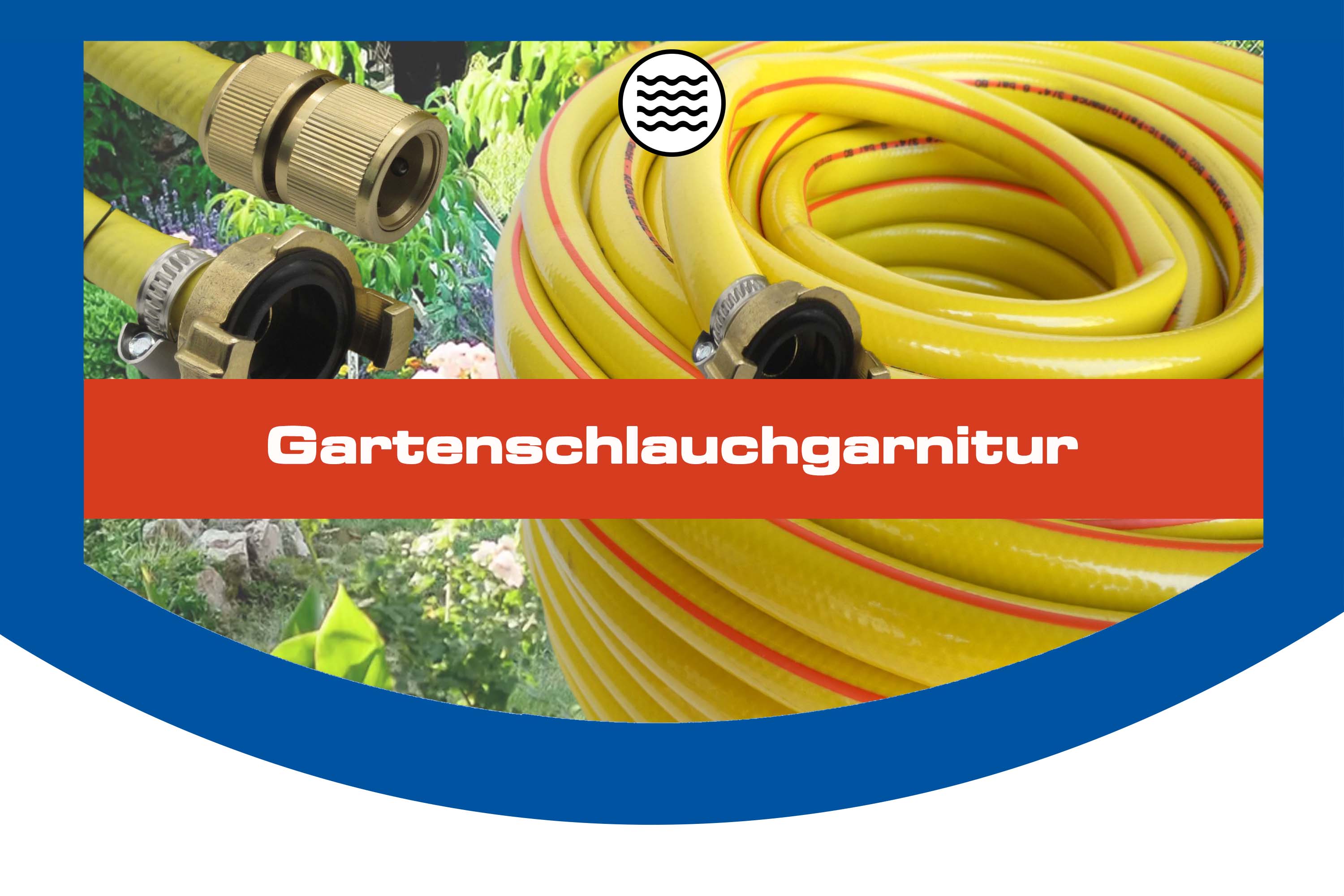 Gartenschlauchgarnitur