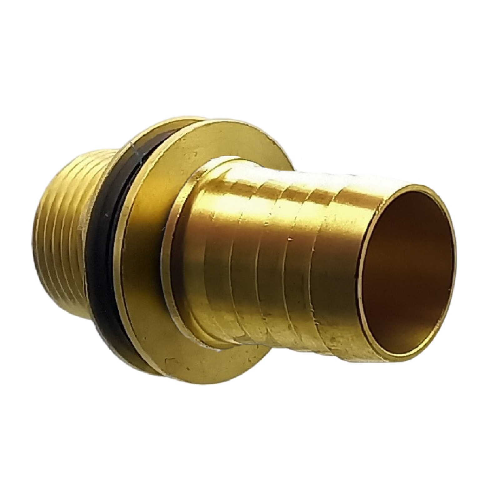 Tank Regen Tonnen Durchführung Messing Schlauch Tülle Stutzen 32mm (1 1/4") - Anschuss Set PN 10 bar