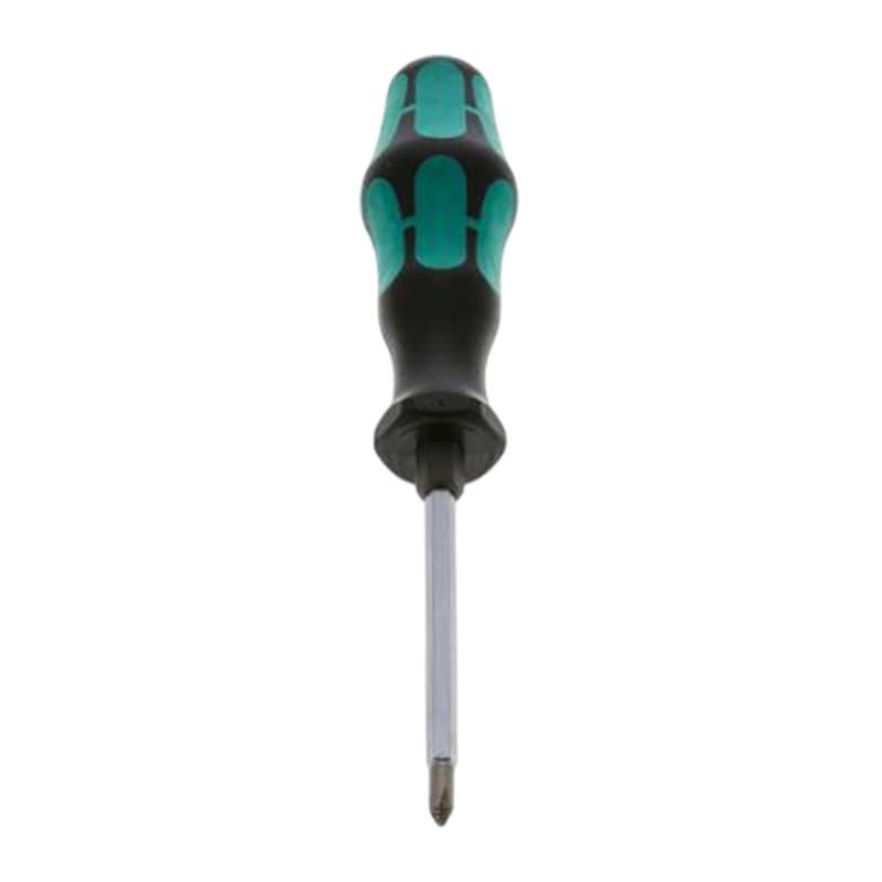 PZ 2 x 100 mm Pozidriv Kreuz Schlitz Schrauben Dreher Zieher - Wera Kraftform Plus 300