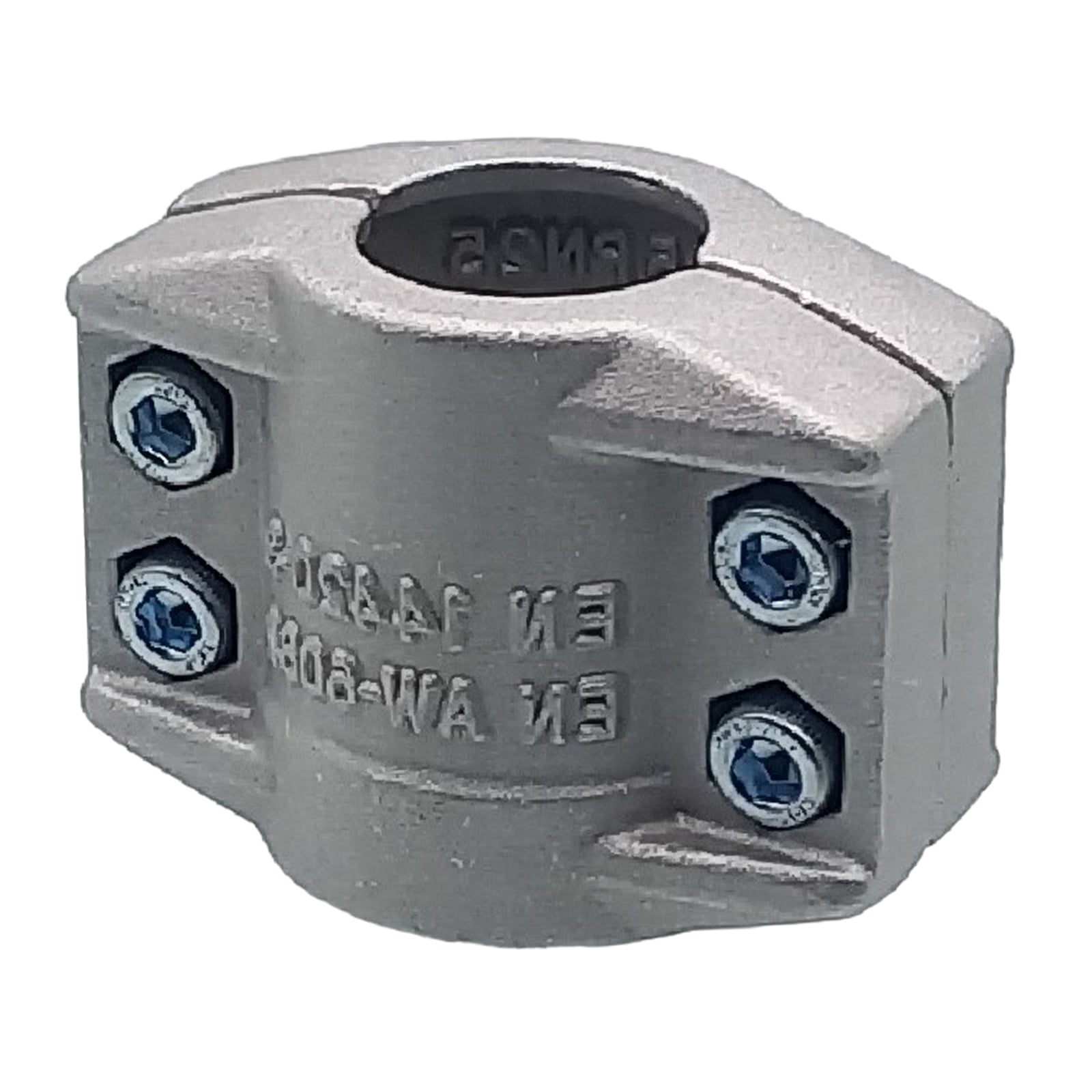 DN 200 Klemmschale Aluminium Spannbereich 222 - 229 mm für Schlauch ID x AD 200 x 224 mm - PN 16 bar