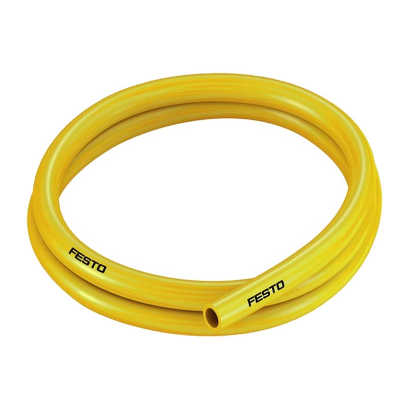 12 x 8 mm TPE Kunststoff Pneumatik Druckluft Wasser Schlauch PUN-V0-C gelb UL94 (525460) - PN 10 bar