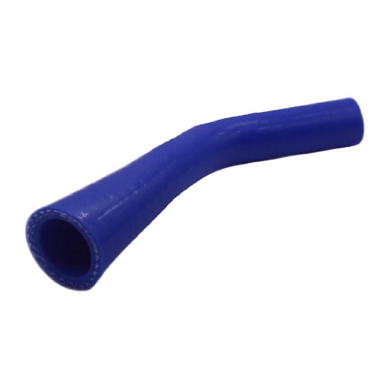 50 -> 70 mm ID Kühlerschlauch Reduktion 45° Verbinder Silikon LLK Ladeluft Kühlmittel Schlauch blau