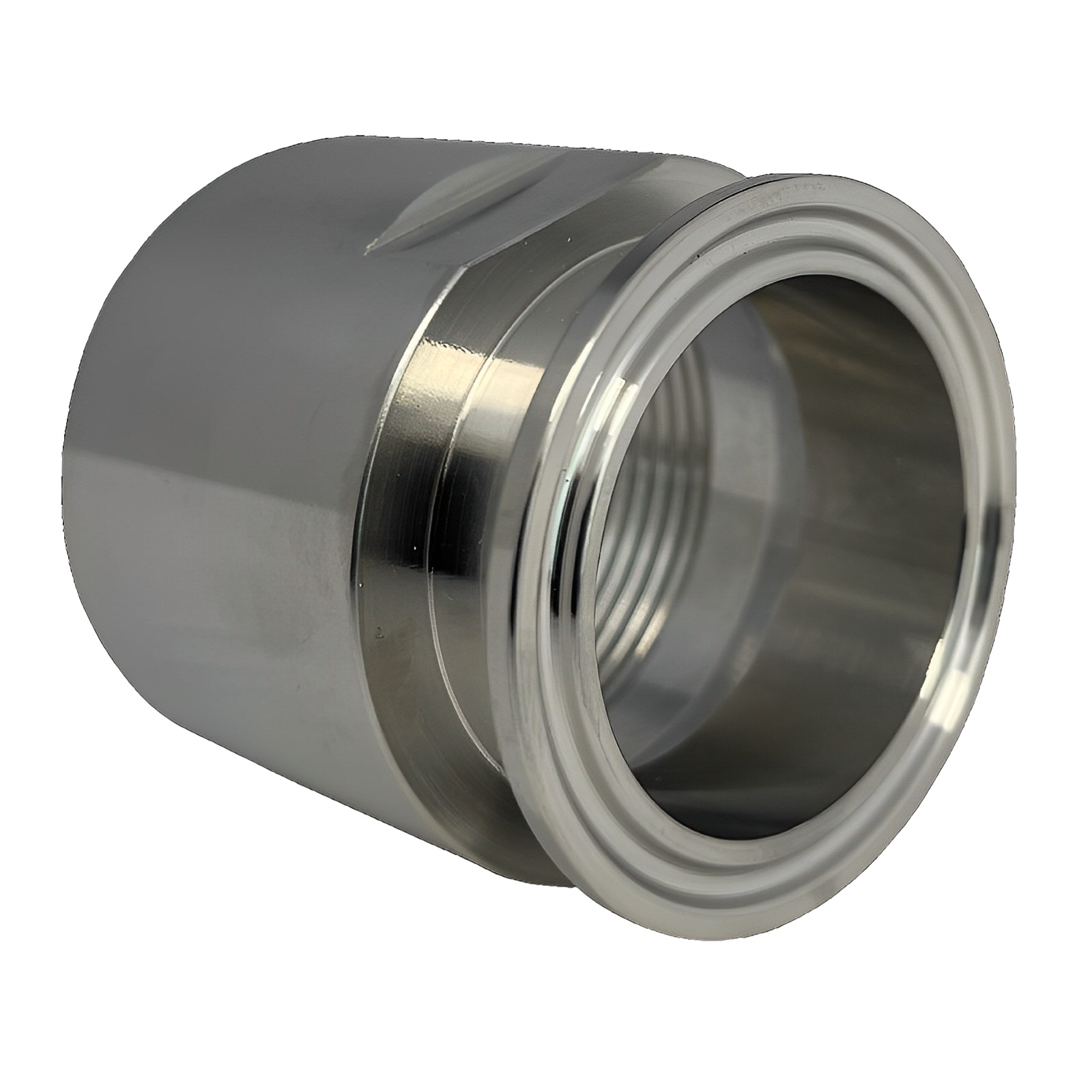 DN 80 CLAMP Kupplung 106 mm DIN 32676 Innengewinde IG 3" - PN 16 bar