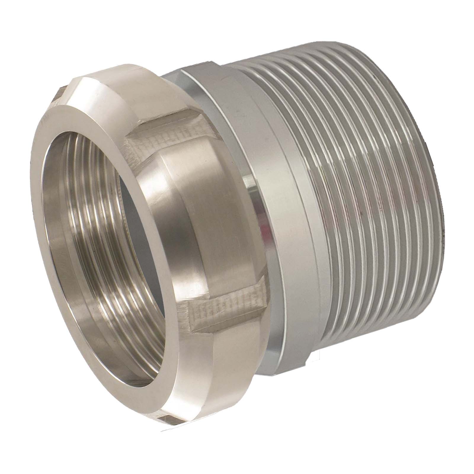 DN 76 SMS Kupplung 1145 Mutterteil MT ÜWM Außengewinde BSPP 3" Zoll - PN 25 bar