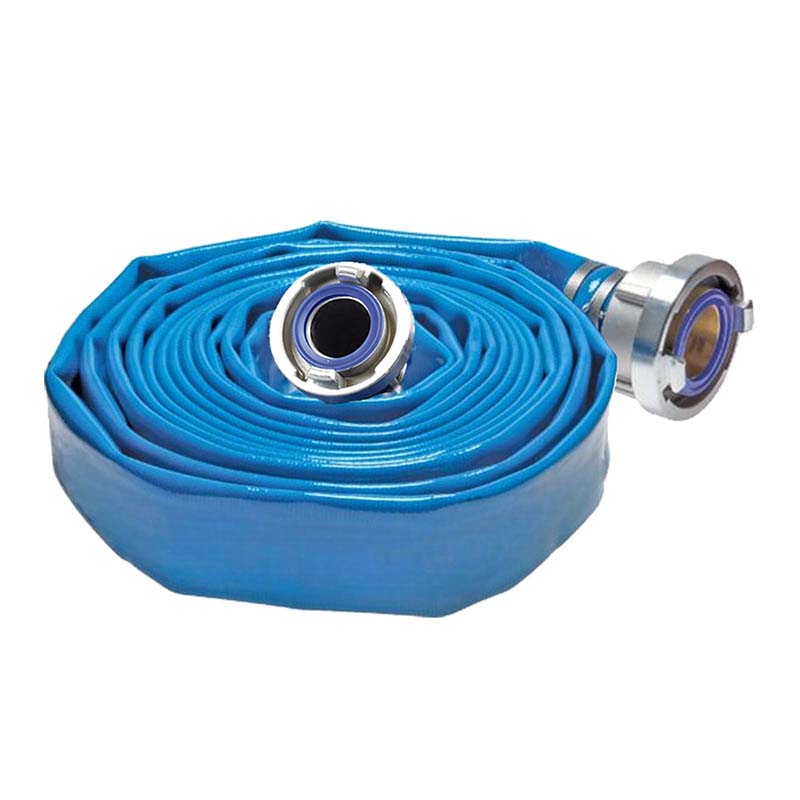 STORZ D KA 31 25 mm 1" Trinkwasser Flach Schlauch DVGW KTW Garnitur blau PN 16 bar - 10 m