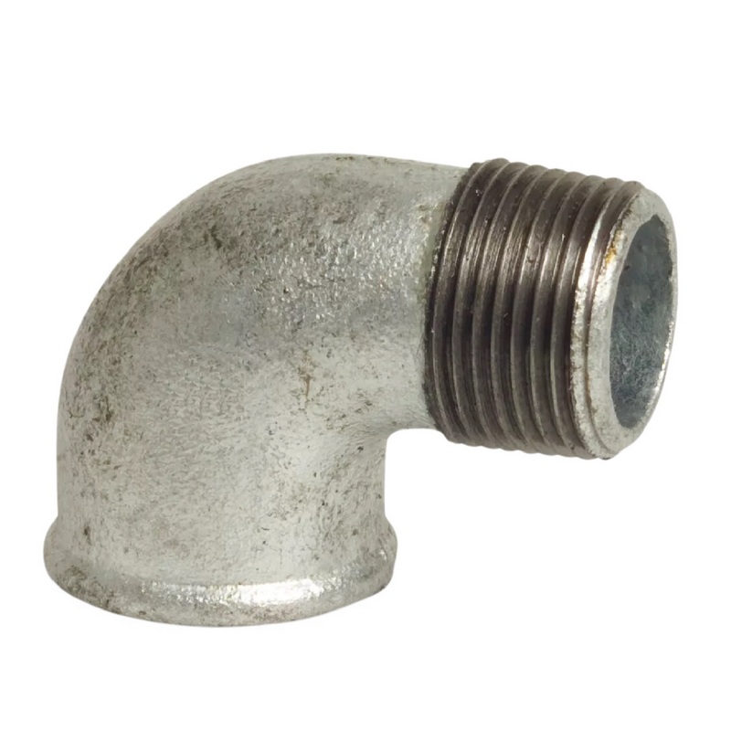 1/8" Gusseisen Temperguss Fitting Nr. 92 Winkel 90° Innen x Außengewinde IG x AG DVGW PN 25 bar