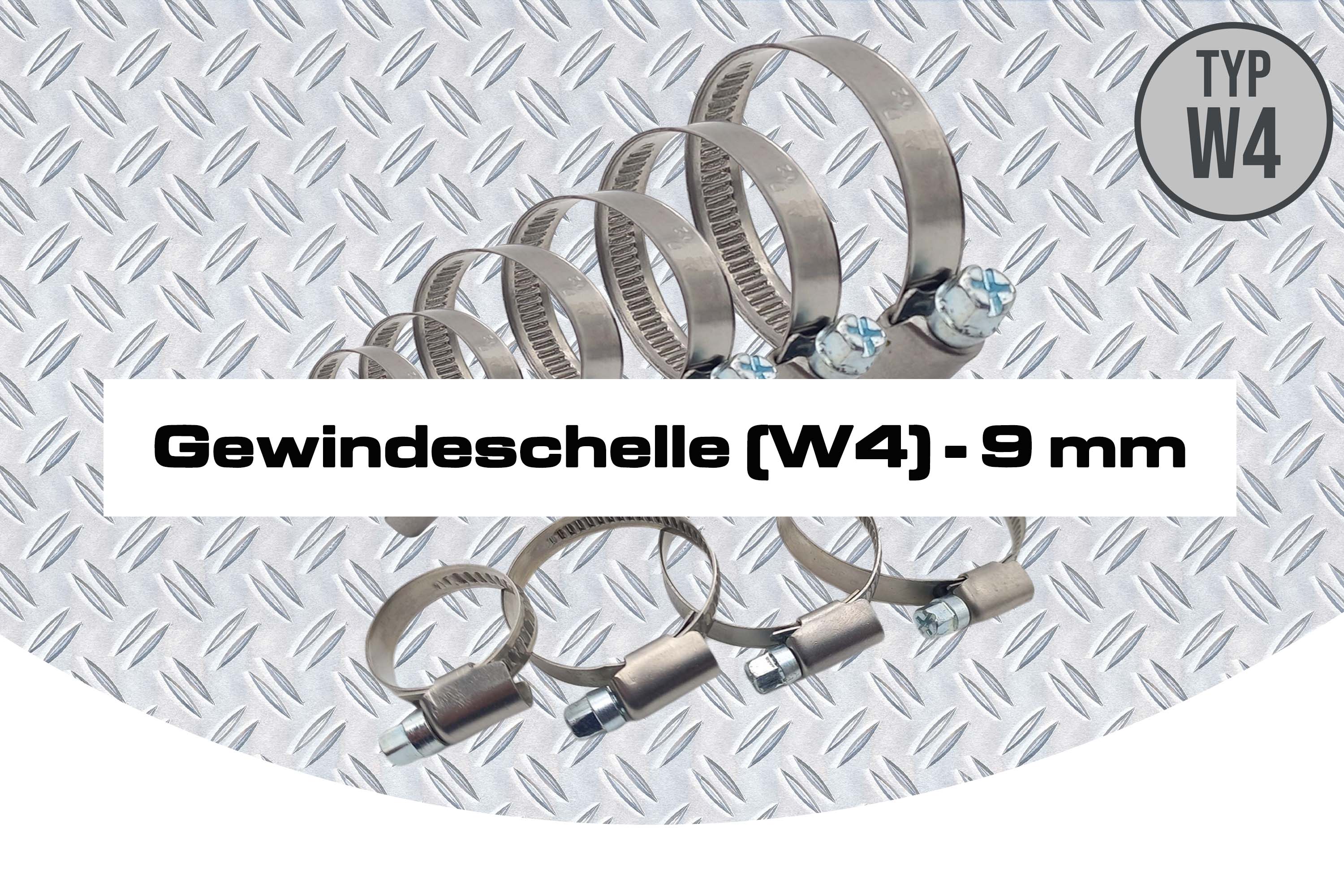 Gewindeschelle (W4) - 9 mm