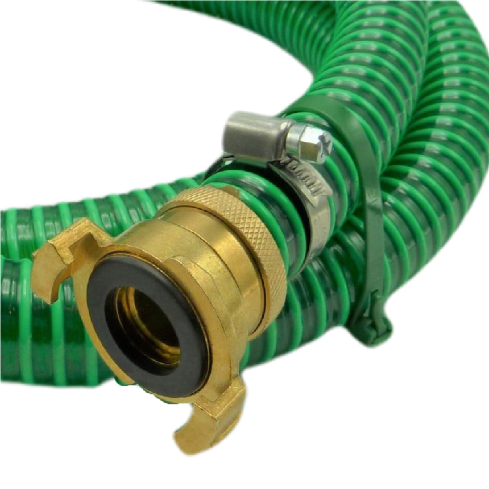 25 mm 1" Zoll Ansaug Saug Schlauch Pumpen Garnitur PROFI Schnellkupplung grün (1 - 25 m)