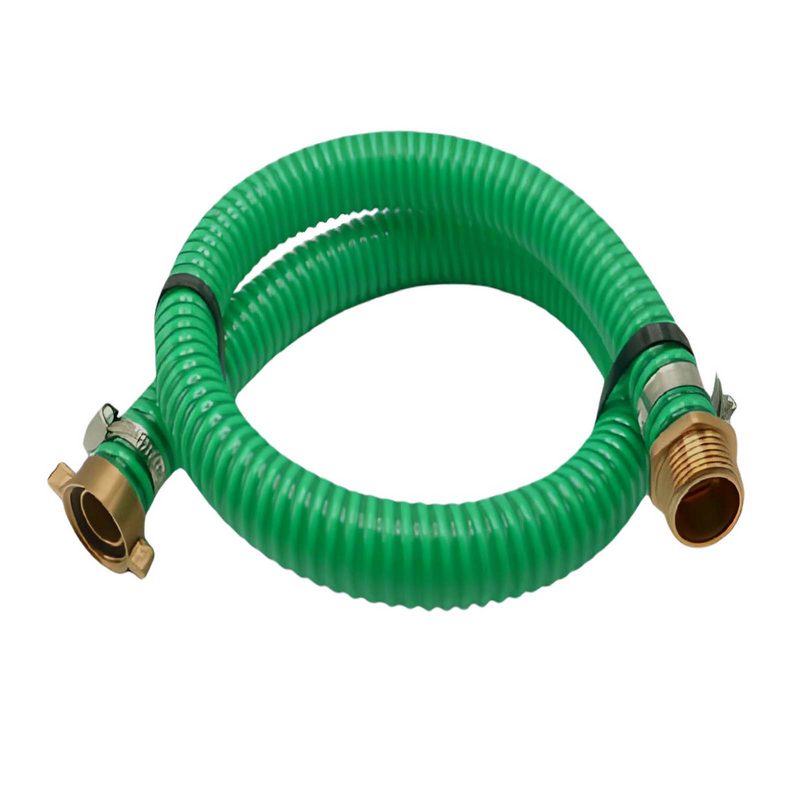 32 mm 1 1/4" Zoll Saug Schlauch Pumpen Garnitur Verlängerung  grün - 25 m