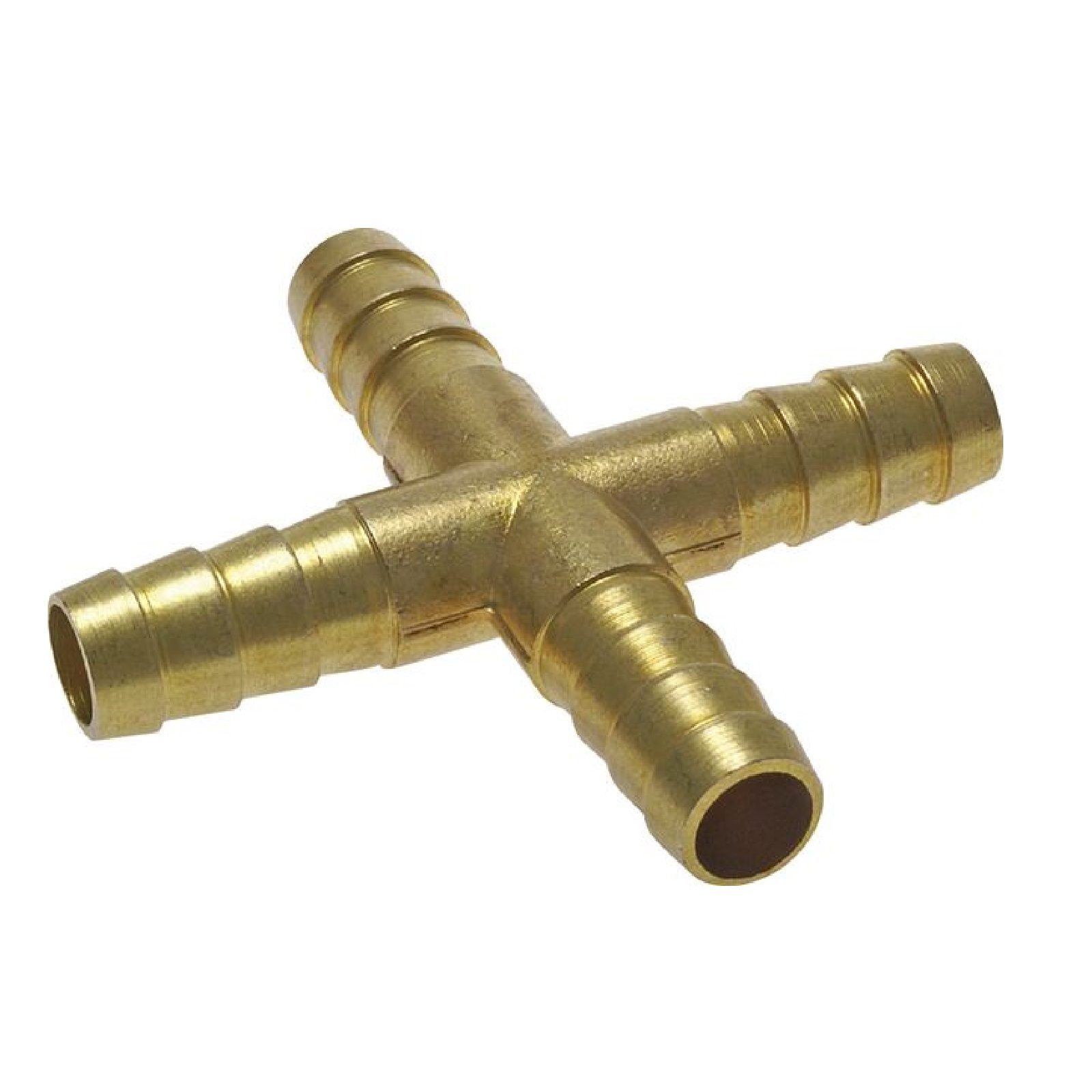13 mm - 1/2" Zoll Kreuz Schlauch Verbinder Verteiler Tülle Kupplung Reparatur Messing PN 10 bar
