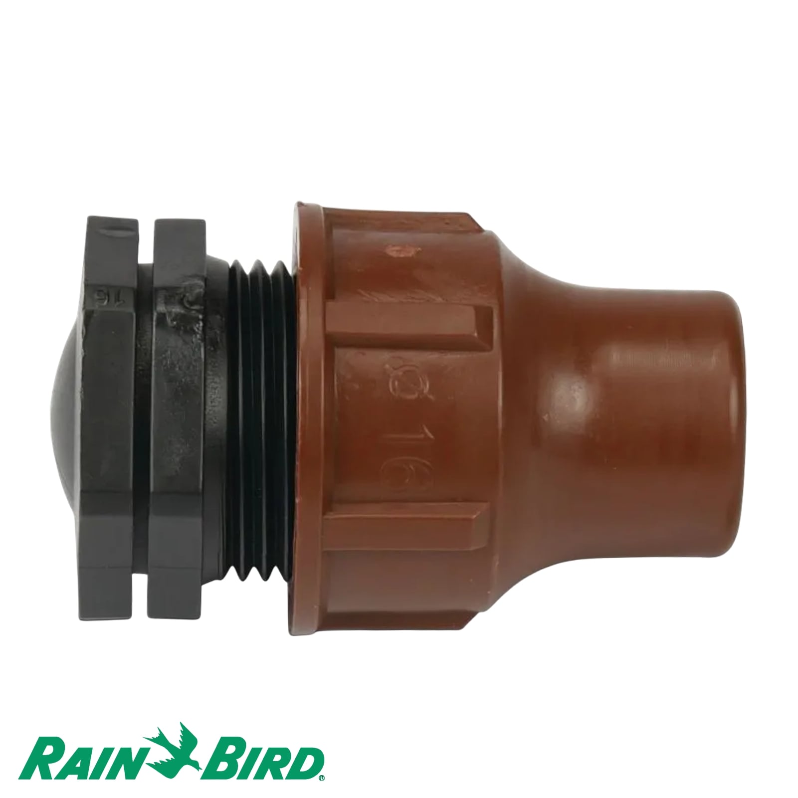 16 mm Rain Bird PP End Stopfen Lock Quick Tropf Fitting braun Typ BF-Stopfen