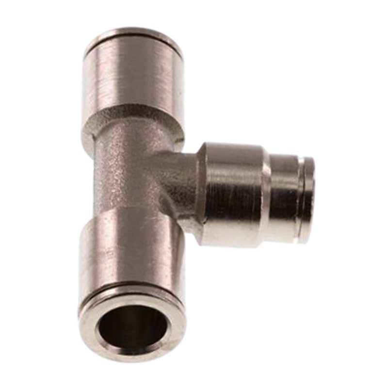 6 -> 4 mm Pneumatik Schnell Steck Verbinder IQS T-Stück 90° reduziert MSV Messing PA PU Schlauch - PN 16 bar
