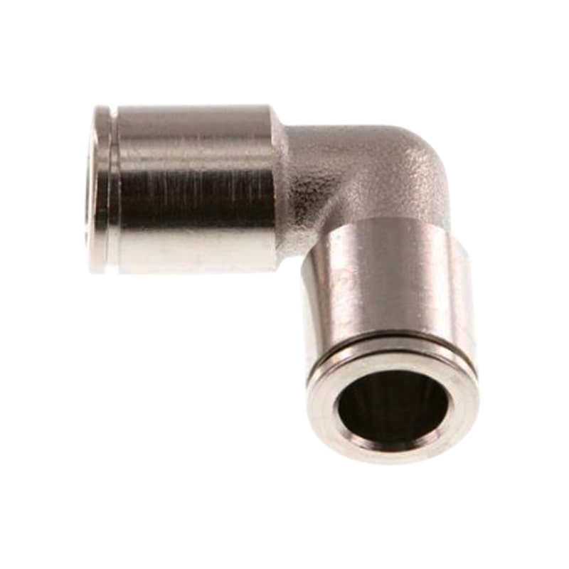 4 mm Pneumatik Schnell Steck Verbinder IQS Winkel 90° MSV Messing PA PU Schlauch - PN 16 bar