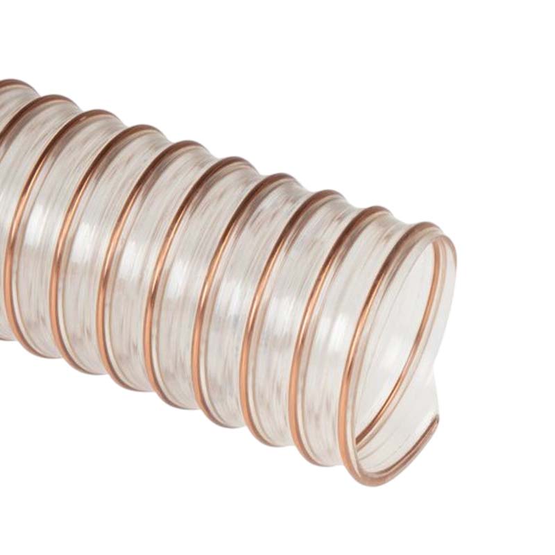 90 mm PU Saug Ansaug Druck Spiral Flex FDA Lebensmittel Schlauch - Wandstärke 1,4 mm - PN 1,45 bar