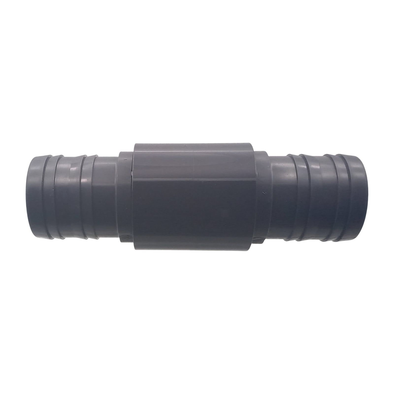 63 mm PVC PROFI Gerade Schlauch Verbinder Stutzen Tülle Pool Teich Garten - PN 10 bar - Montage-Set