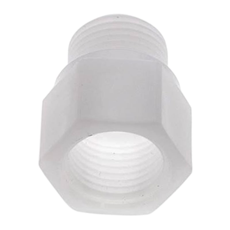 1 1/2" PP Gewinde Fitting FDA Verlängerung Innen x Außengewinde Verbinder beige - PN 10 bar