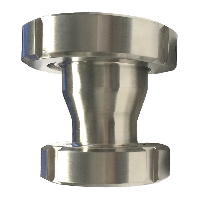 DN 40 -> DN 25 Milchrohr Verschraubung DIN 11851 Mutterteil Kegel Stutzen ÜWM - PN 25 bar
