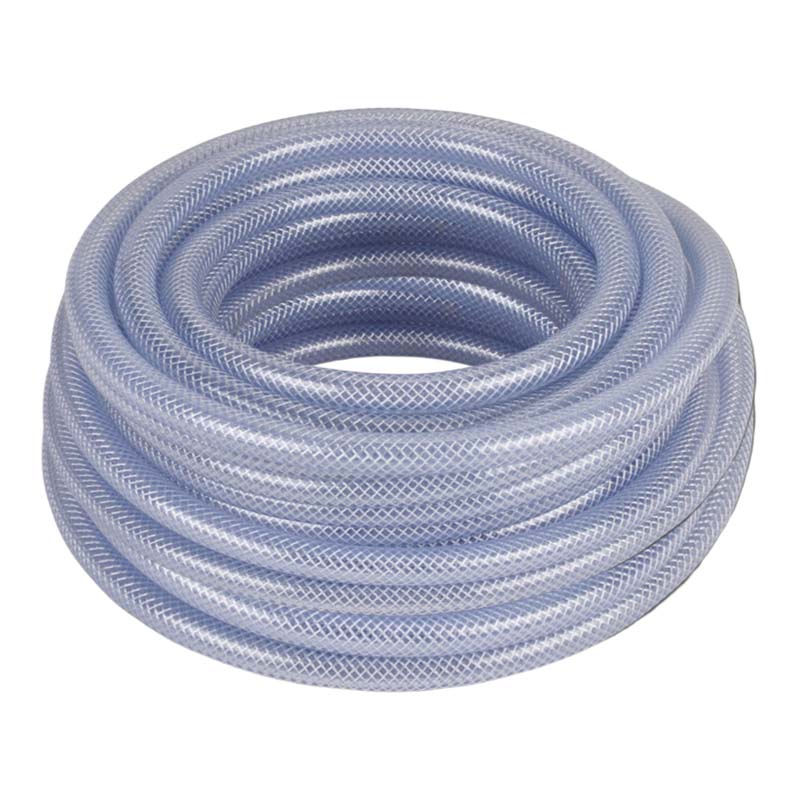 50 x 60 mm Gewebe Druckluft Universal Wasser Luft Kompressor Schlauch transparent PN 4 bar - 25 m