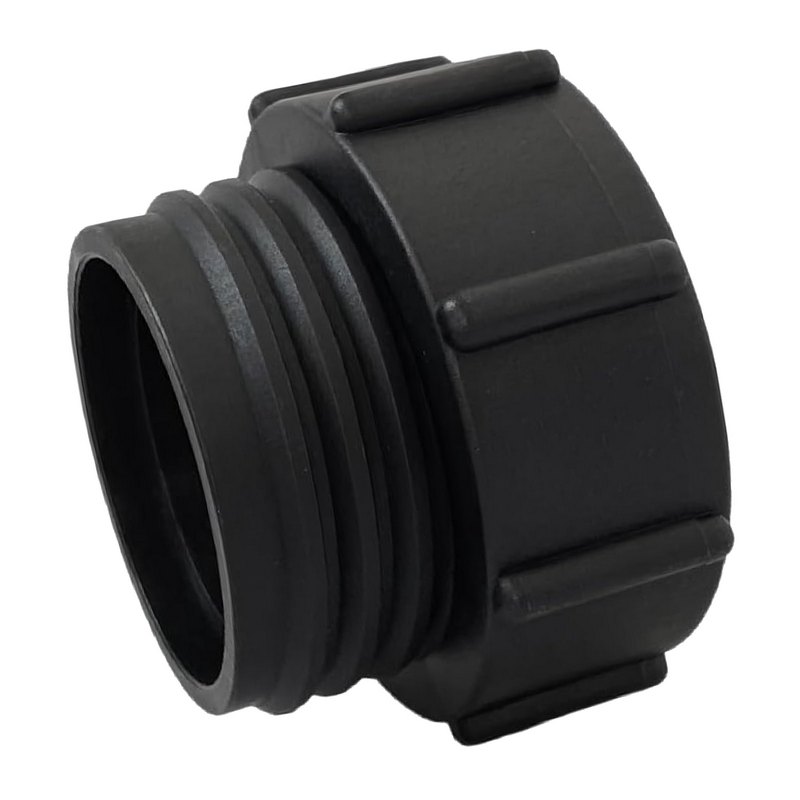 IBC Adapter 2" BSPP Innengewinde auf S60x6 Außengewinde Container Fass Tank Zubehör PN 10 bar