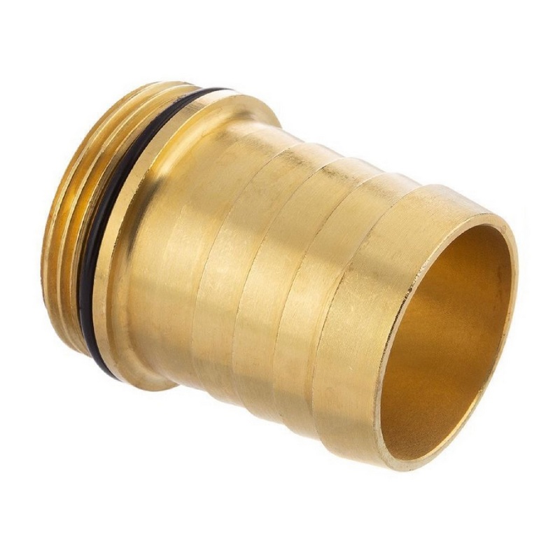 25 mm x 3/4" Zoll Schlauch Tülle Stutzen O-Ring Außengewinde AG Messing Fittings - PN 10 bar