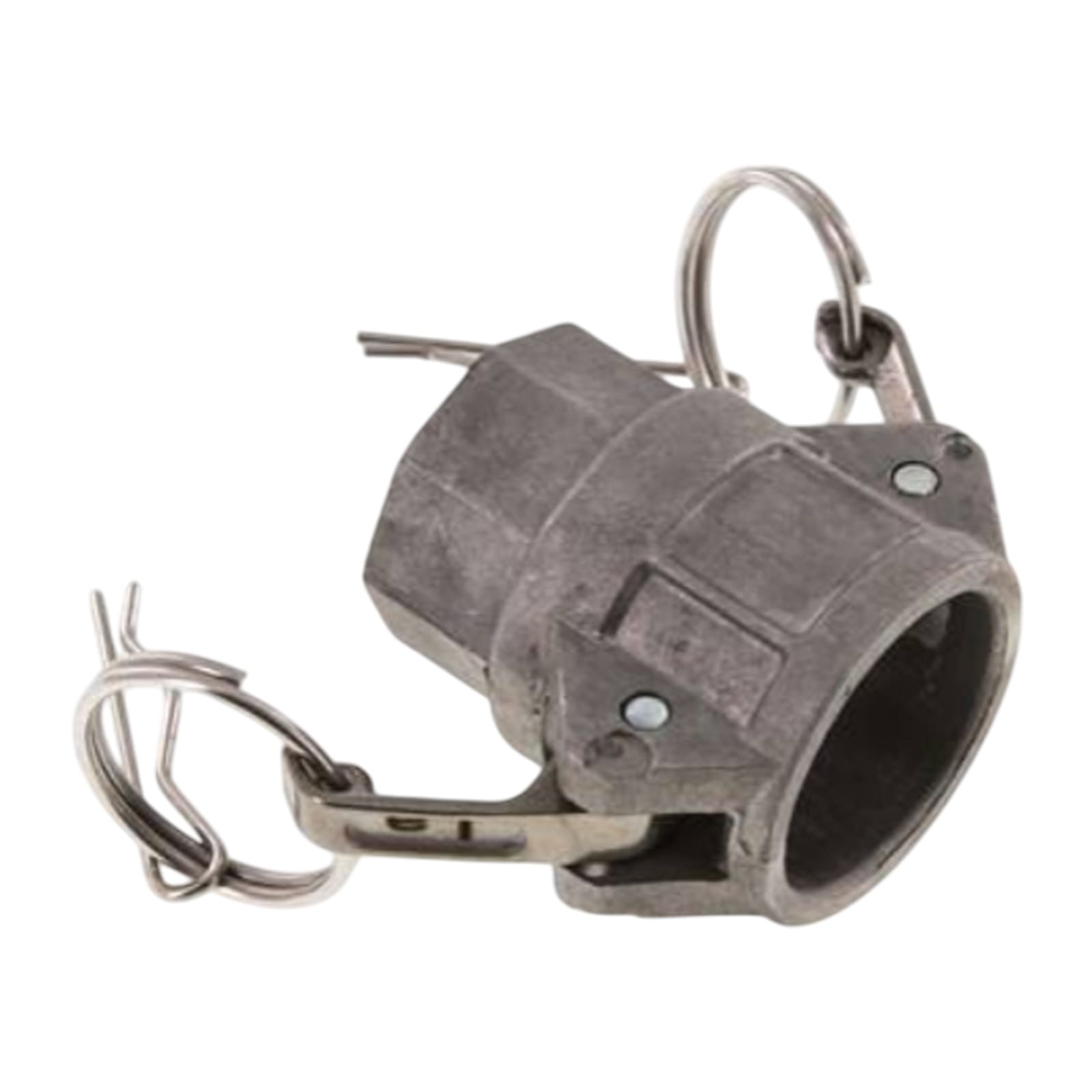 Kamlock Typ D - Mutterteil Aluminium ALU mit Innengewinde (IG) für Stecker 24,3 mm - 1/2" Zoll DN13 DN15 - PN 10 bar