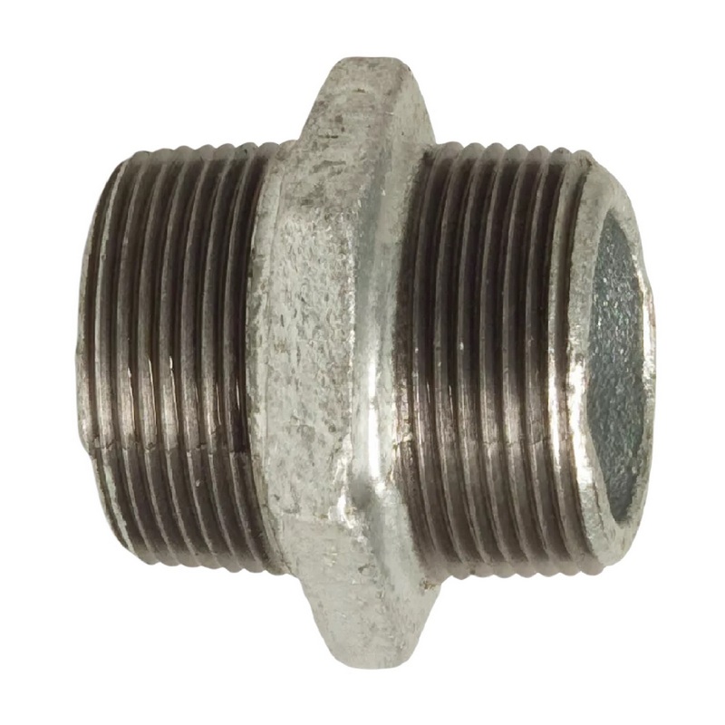 1/4" Gusseisen Temperguss Fitting Doppelnippel Nr. 280 Außengewinde AG DVGW PN 25 bar